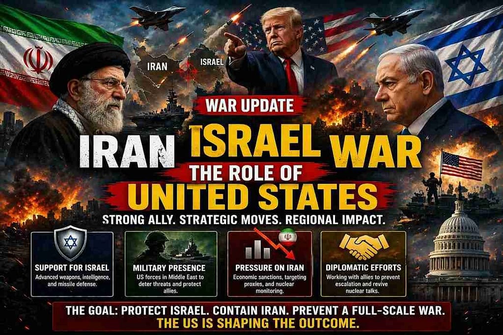 Iran Israel War Update: Role of United States with US involvement, military support, and Middle East war situation